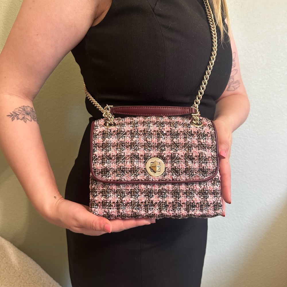 Kate Spade Natalia Tweed Shoulder Bag/Crossbody - Picture 1 of 3